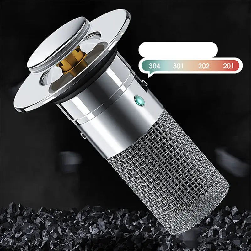 Stainless Steel Sink Drain Stopper & Filter | Order-Oasis