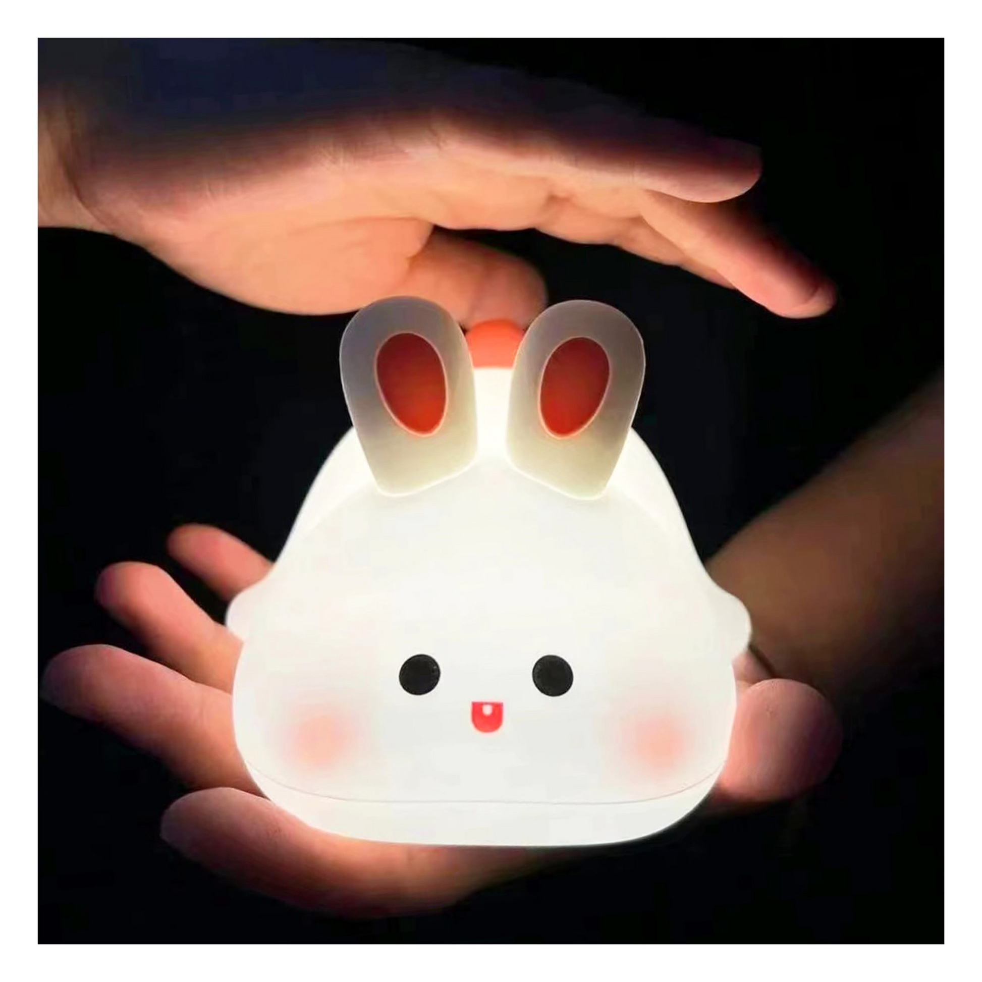 Bunny Squishy Lamp – Soft LED Night Light | Order-Oasis