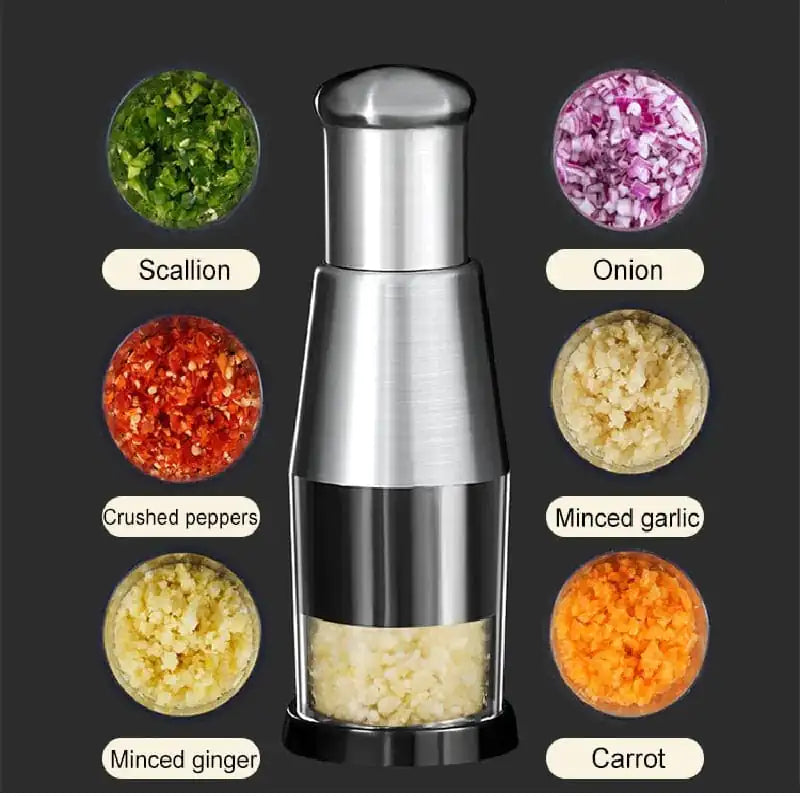 Hand Press Garlic Chopper - Easy & Efficient | Order-Oasis