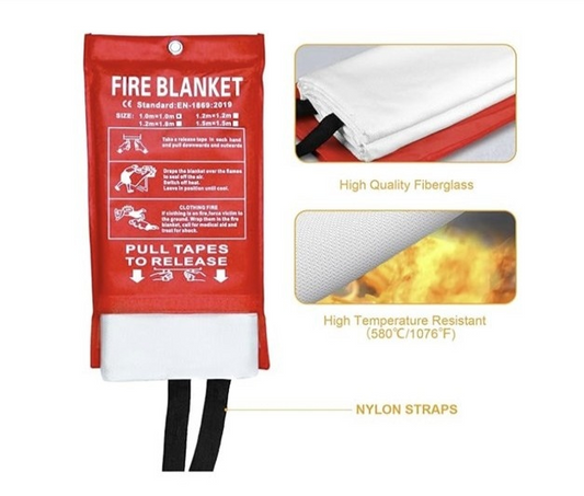 Fireproof Fiberglass Blanket - Fire Safety | Order-Oasis