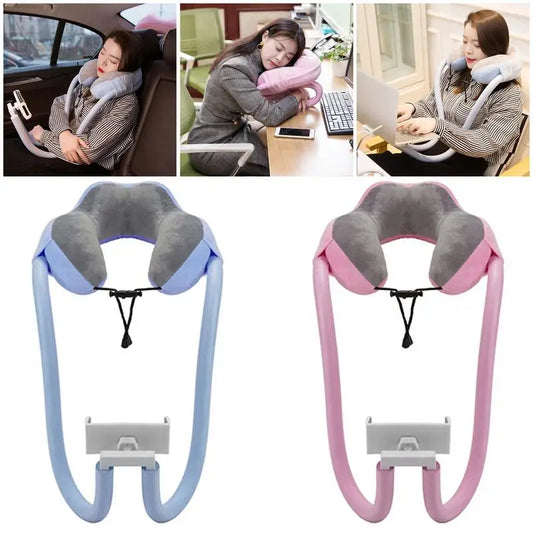Phone Holder Neck Pillow - Adjustable Flexible | Order-Oasis