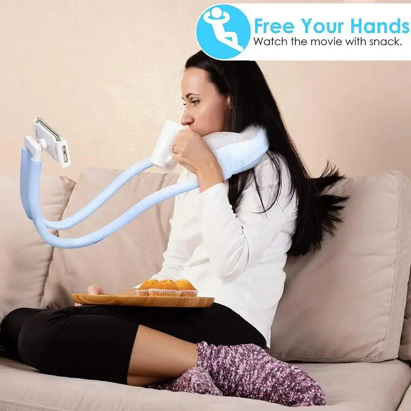 Phone Holder Neck Pillow - Adjustable Flexible | Order-Oasis