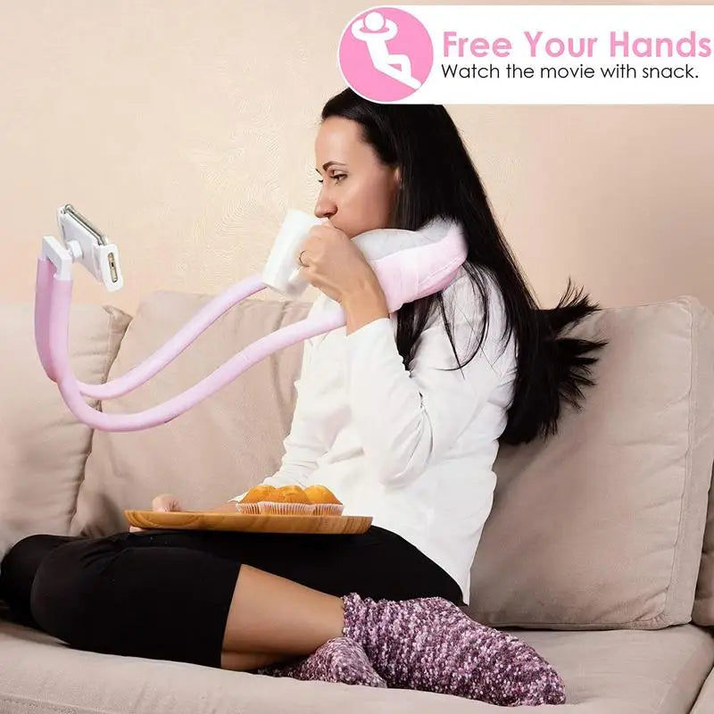 Phone Holder Neck Pillow - Adjustable Flexible | Order-Oasis