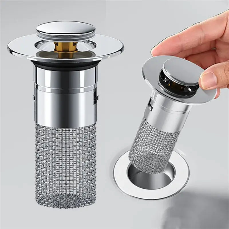 Stainless Steel Sink Drain Stopper & Filter | Order-Oasis