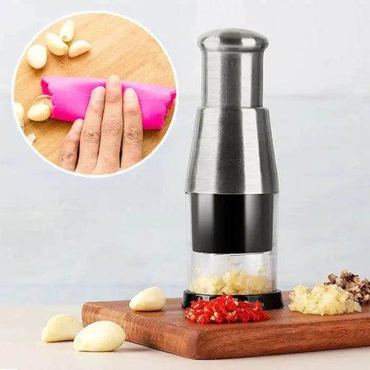 Hand Press Garlic Chopper - Easy & Efficient | Order-Oasis