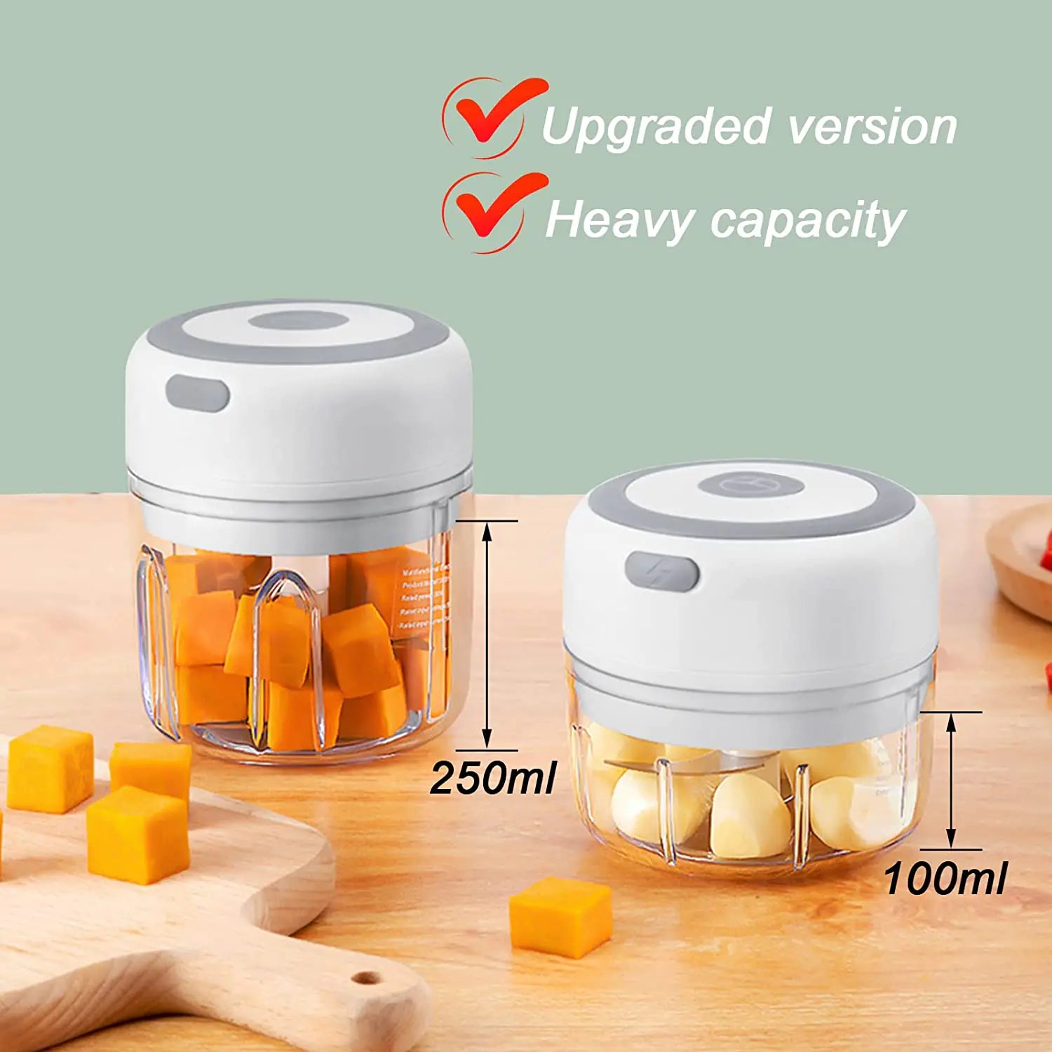 Mini Electric Chopper – Garlic Cutting | Order-Oasis 