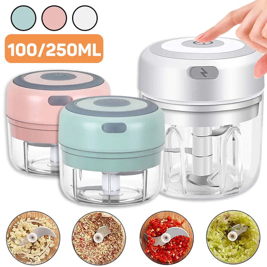 Mini Electric Chopper – Garlic Cutting | Order-Oasis 